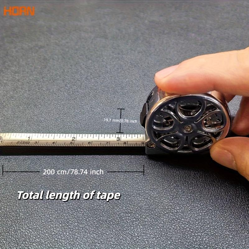 1PC Portable Hollowed Design Tape Measure 2M ABS Case Stainless Ruler Portable Tool