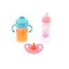 1 Set Baby Care Toy Baby Doll Feeding Bottle Kit Stroller Milk And Juice Bottles With Pacifier Prop For Baby Dolls