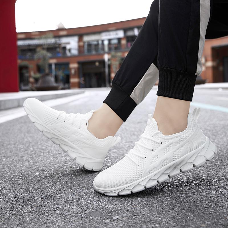 Damyuan Mode Herren Outdoor Freizeit Laufschuhe Schwarz Trainer Rutschfest Männlich Sport Sneakers Weiches Schuhwerk Übergröße