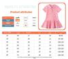 2025 Summer Girls' High-End Beaded Open Chest Collar Dress