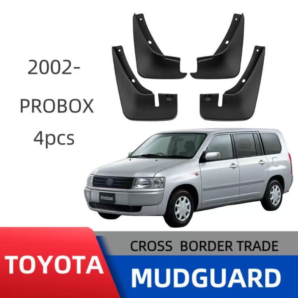 Car Mud Flaps For Toyota Probox 2002 Splash Guard Fender Mudguard Auto Exterior Accessories Flexible Plastic Shield Upgrade