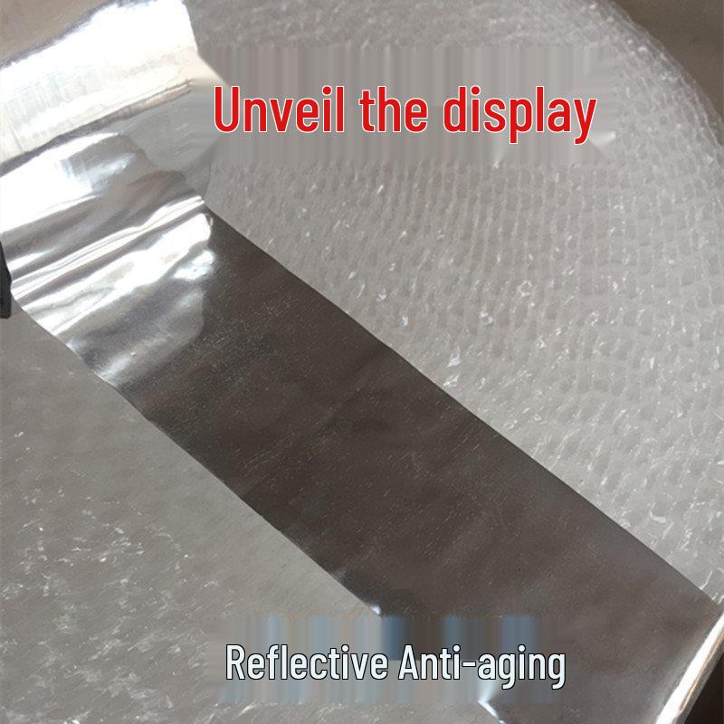 PAP Solar Insulation Aluminum Foil Tape - Waterproof, Sunscreen, Anti-Aging, High-Strength Tensile Plastic Tape