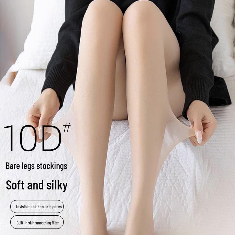 Collant da Donna Ultra-Sottili Invisibili che Migliorano la Pelle, Anti-Strappo, Color Carne, per la Stagione Primavera-Autunno.