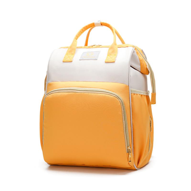 Mother and Baby Bag, Outdoor Mother Bag, Fashionable Multifunctional Mother Bag, Large Capacity Backpack, Lightweight Hand-held Backpack жёлтый