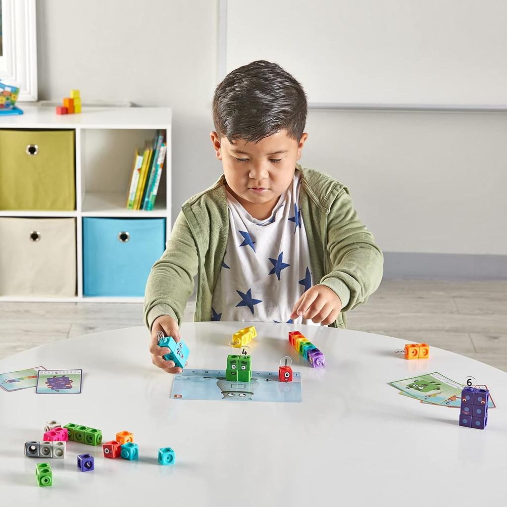 Bloques Cubos de Unión Numberblocks 1-10 Juego de Actividades 30 Actividades de Aprendizaje Preescolar Cubo de Conteo Juguete Educativo Juegos de Números