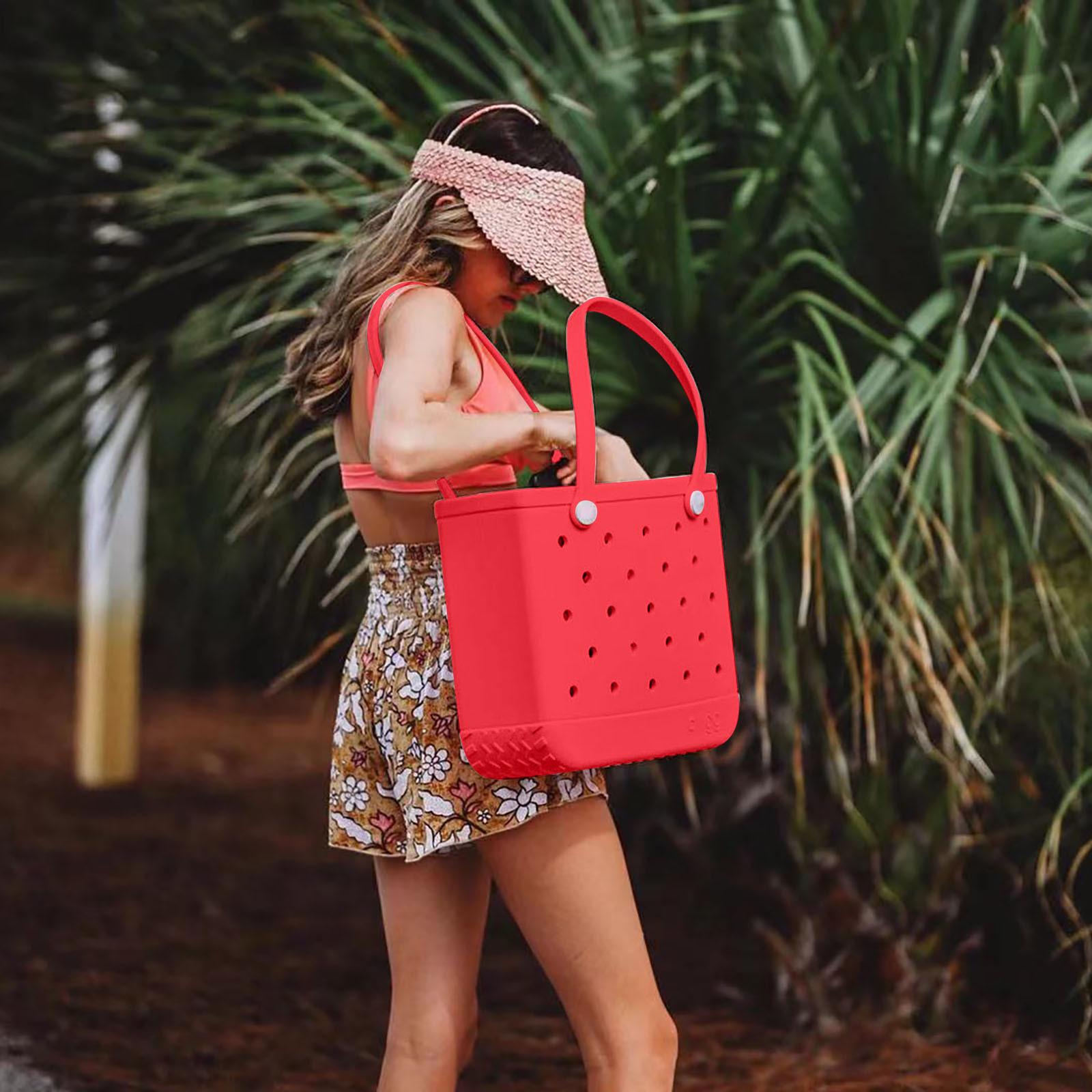 

Пляжна сумка Сумка для зберігання Сумка Одноколірна водонепроникна Eva Hole Велика сумка для зберігання, дорожня сумка Портативні дорожні сумки One Size