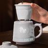 Aowei Twelve Zodiac Jingdezhen Stoneware Office Tea Cup