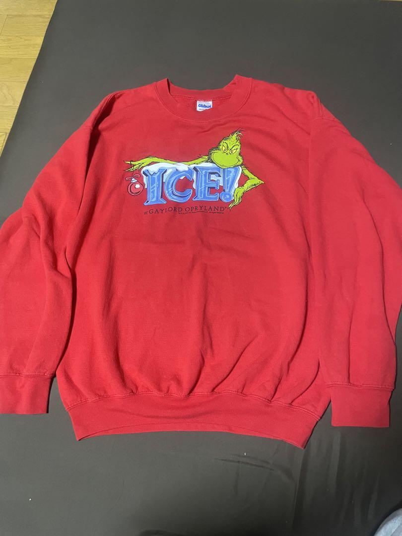 

[USED] 90s-00s Grinch Sweatshirt Red Anime Vintage Y2K