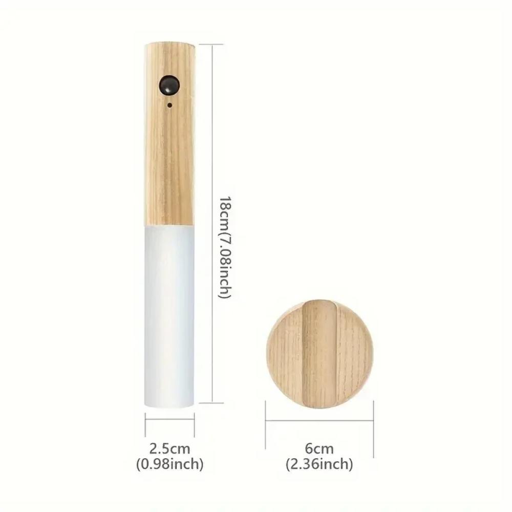 Intelligent Human Body Induction Night Light, LED Rechargeable Corridor Cabinet Wall Light, Household Toilet Wall Induction