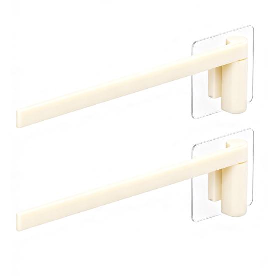 1/2Pcs Kitchen Hanging Rack 360-Degree Rotation Wall-Mounted Rotating Organizer Vertical Wall Storage Stand Rag Holder