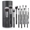 12pcs Brown Makeup Brush Set Soft Brushes Eyeshadow Powder Foundation Beauty Tools
