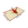 3D Aircraft Greeting Card DIY Paper Craft Multipurpose Fine Craftsmanship Accessory for Men and Kids