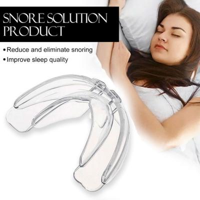Snoring Brace Teeth Grinding Silicone Safe Long Lasting Wear-resistant Nighttime Mouthguard for Protection
