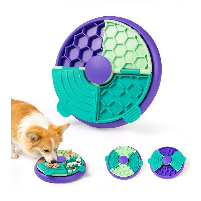Multi Layer Puzzle Slow Food Bowl Non Slip Bite Resistant Pet Dog Feeding Bowl