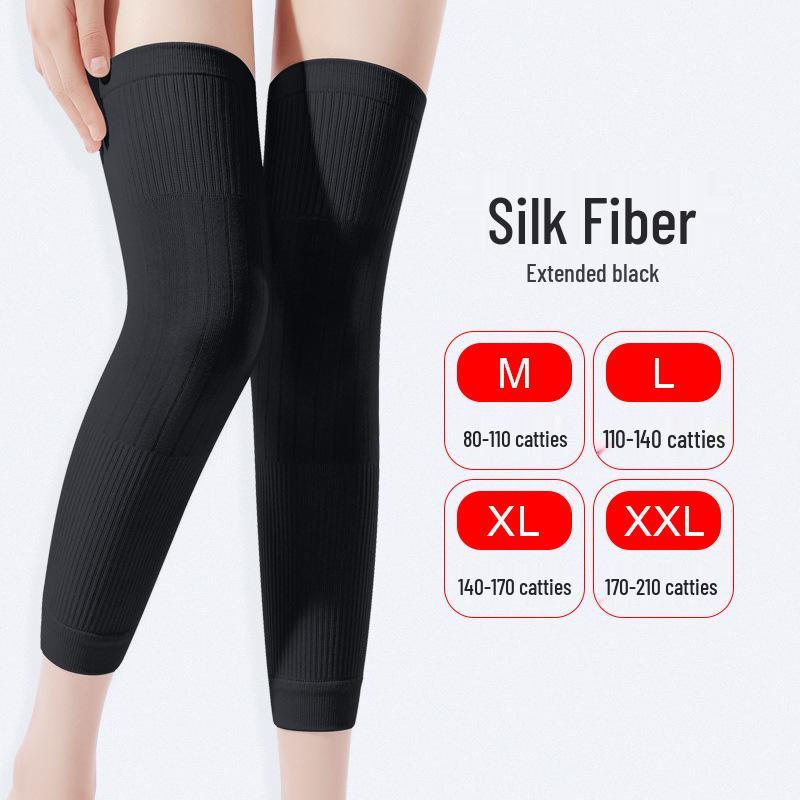 Silk Knee Pads for Men and Women - Non-Slip, Warm Joint Protection for All Seasons