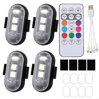28GC LED Lights with Remote Control USB Charging LED Flashing Lights Simple Installs