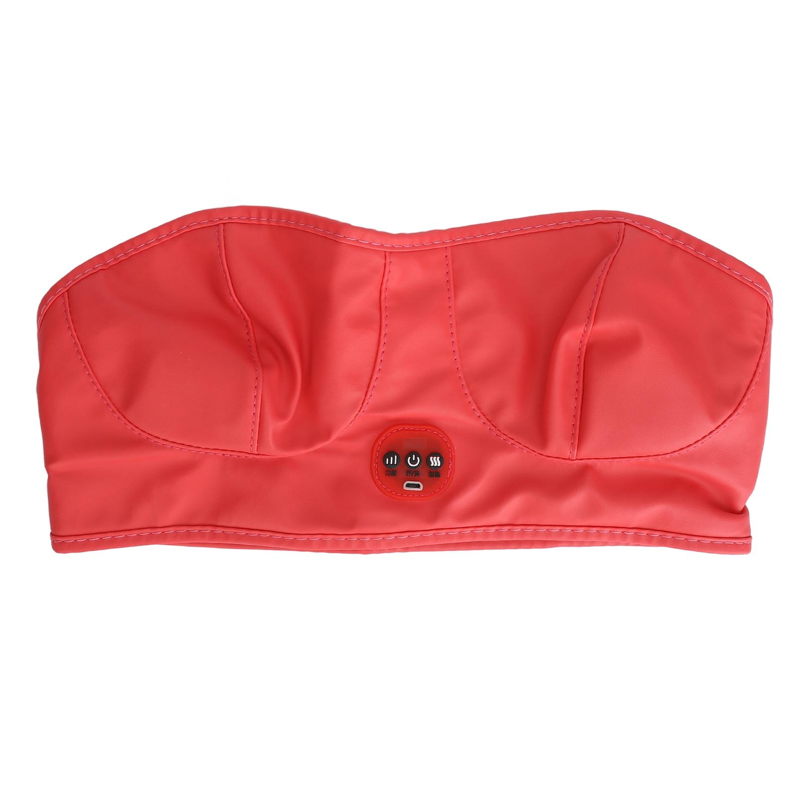 

Массажер для груди с горячим компрессом и вибрацией, носимое устройство для массажа груди с плечевым ремнем