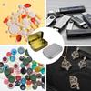 2 Pack Metal Tin Box with Lid,Rectangular Small Storage Container for Watercolor Pen Eraser,Jewelry,Candy,Craft Organize,Mini Portable Box Set