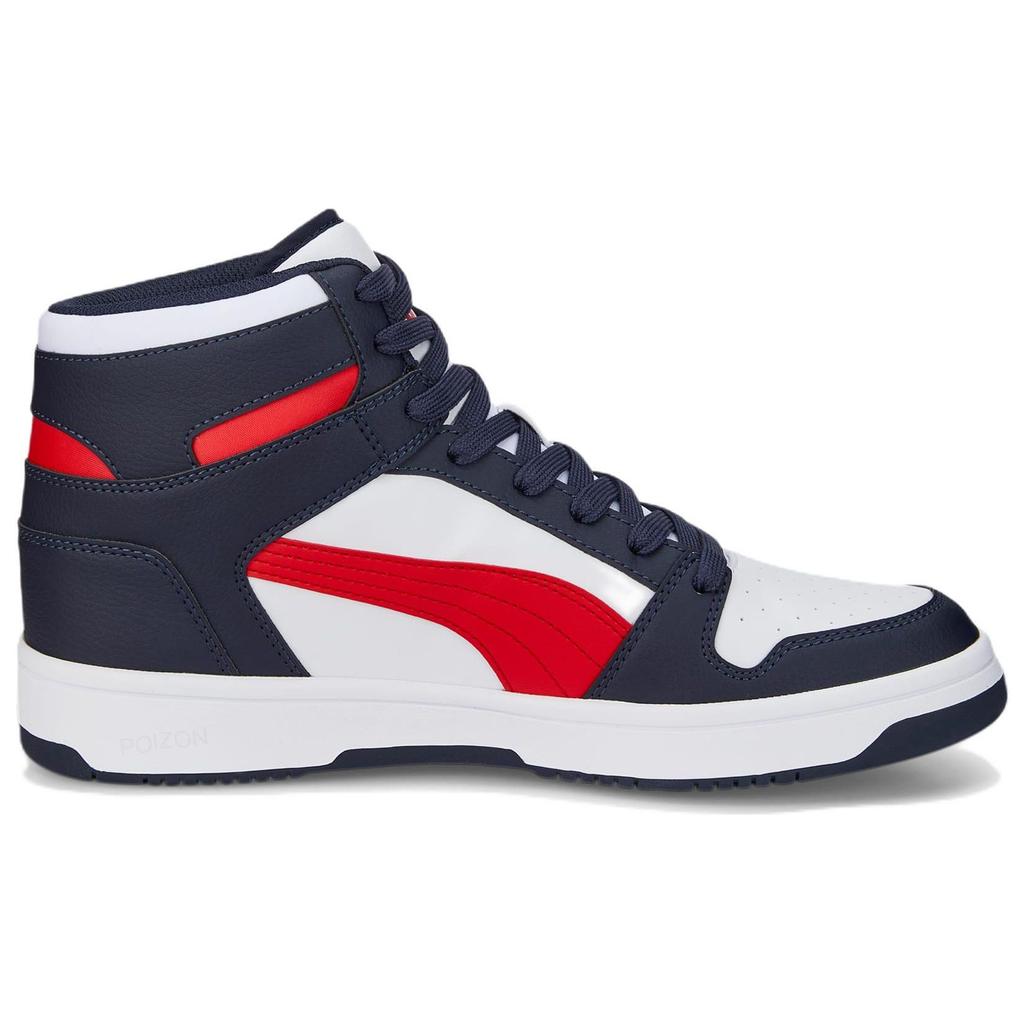 Puma Rebound LayUp Parisian Night High Risk Red Unisex Sneakers Blue White 369573-29