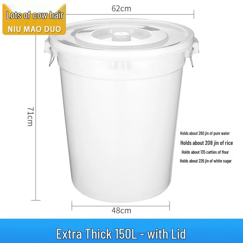 Heavy-Duty Plastic Household Storage Barrel