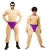 Adult Kids Muscle Men's Shirts, Halloween Cosplay Fake Abs T-Shirts, Party Costumes