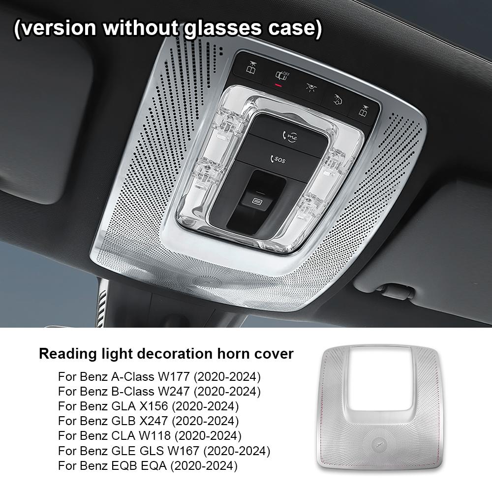 Suitable for Mercedes-Benz A CLA GLB GLA GLE W177 W247 X247 EQA EQB 20-24 modified front reading light lampshade decorative stic