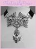 Animal Motif Star And Bat Pendant Necklace Alloy Short Chain For Everyday Wear