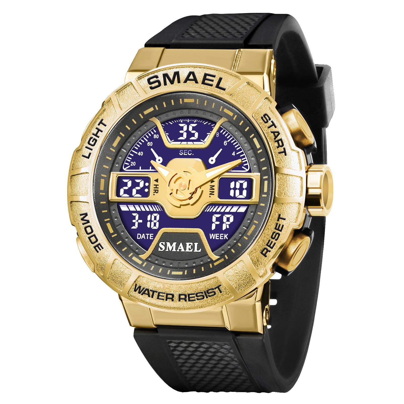 

SMAEL Watch Мужские повседневные спортивные многофункциональные электронные часы из сплава высокого уровня внешнего вида