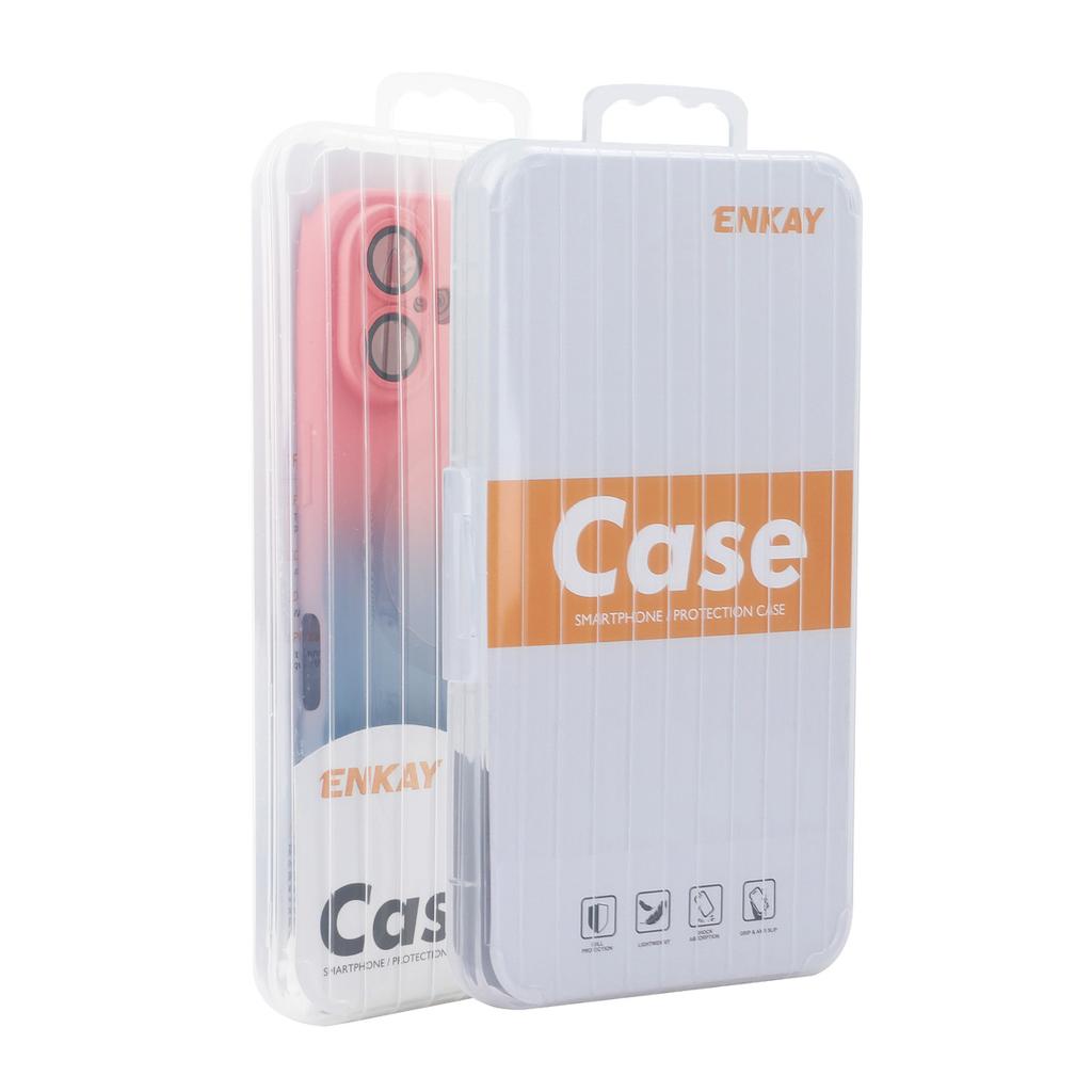 Für iPhone 17 Silikonhülle ENAKY HAT PRINCE Farbverlauf Abdeckung Kompatibel mit MagSafe