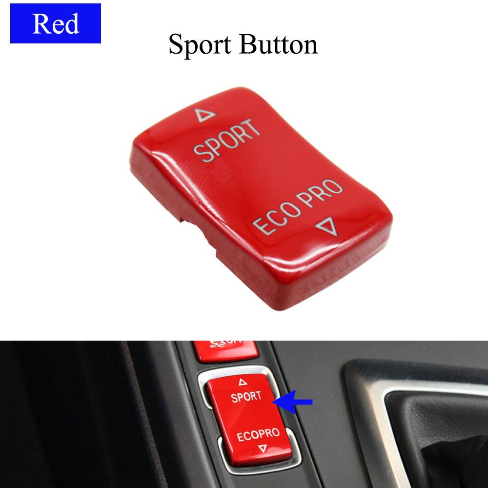 Black Red ESP Antislip Switch Sport ECO Button Radar Sensor Keys Cap For BMW 1 2 3 4 Series F20 F21 F22 F23 F30 F31 F34 F35 F32
