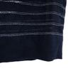 unused Made in Italy Linen 7 minutes sleeve V neck one piece 42 Navy blue Women Used