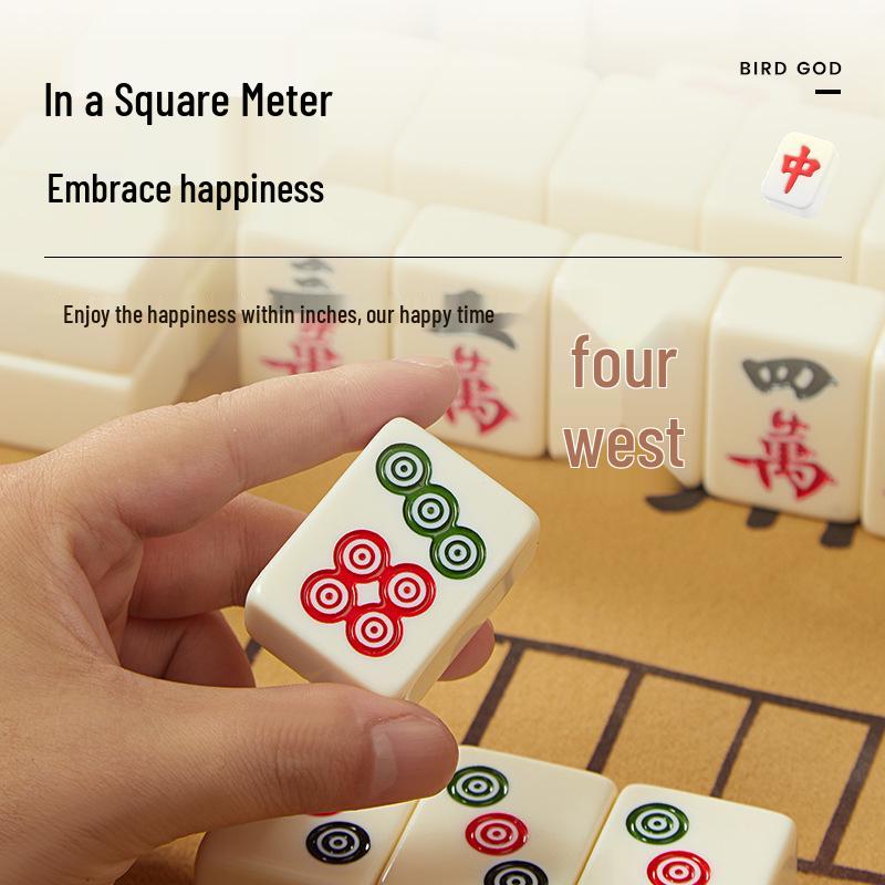 Elfenbeinweißes Mahjong-Fliesenset: Hausgemachte Handpolitur, Makellos, Große, Mittlere & Kleine Größen, Originalprodukt