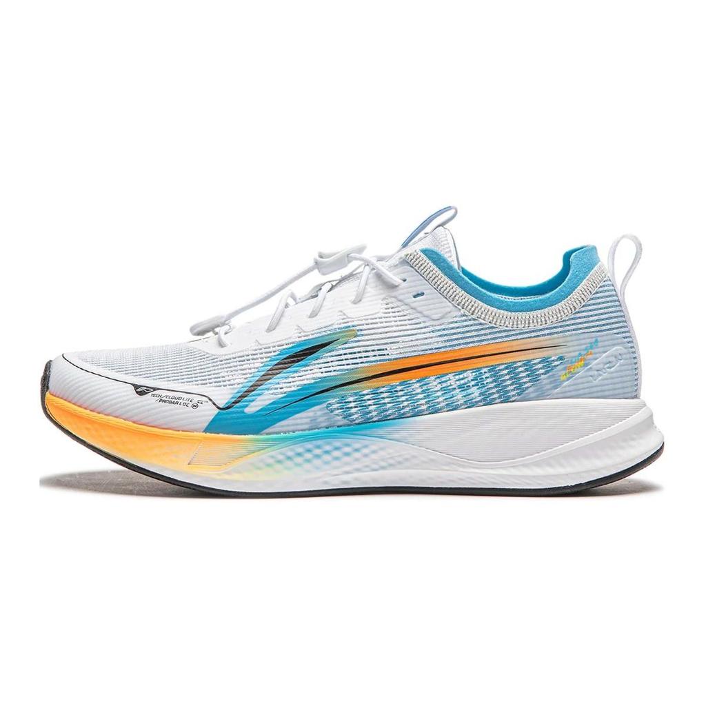 Li Ning Fashionable Versatile Double Layer Fabric Youth Running Shoes Kids Sneakers White Blue YKFU014-5