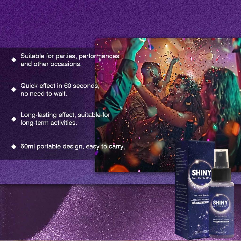 Body hair shining spray 60ml