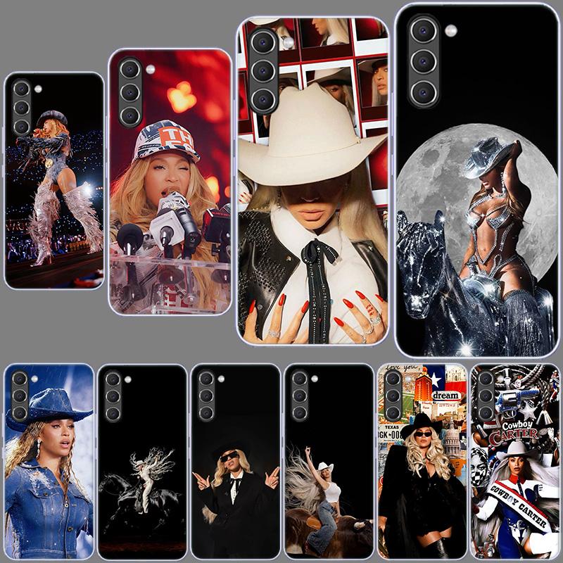 Singer Beyonce Cowboy Phone Case for Samsung A54 A14 A24 A34 A17 A37 A57 A55 A35 A25 A15 A13 A23 A33 A53 A07 A05S A04S A03 A73 G