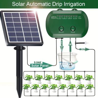 Latest Drip Irrigation Kit For Potted Plants Solar System For Garden Supported Automatic Watering System