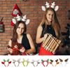 Plush Antler Headband Animal Ears Headwear Adorable Antlers Headpiece Headdress For Halloween Cosplay Costume Accessories