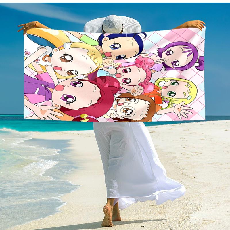 1pc DoReMi2 Beach Towel, Comfortable and Thick, and Swimming/Bath/Picnic/Camping Towel, Suitable for Seaside Beaches