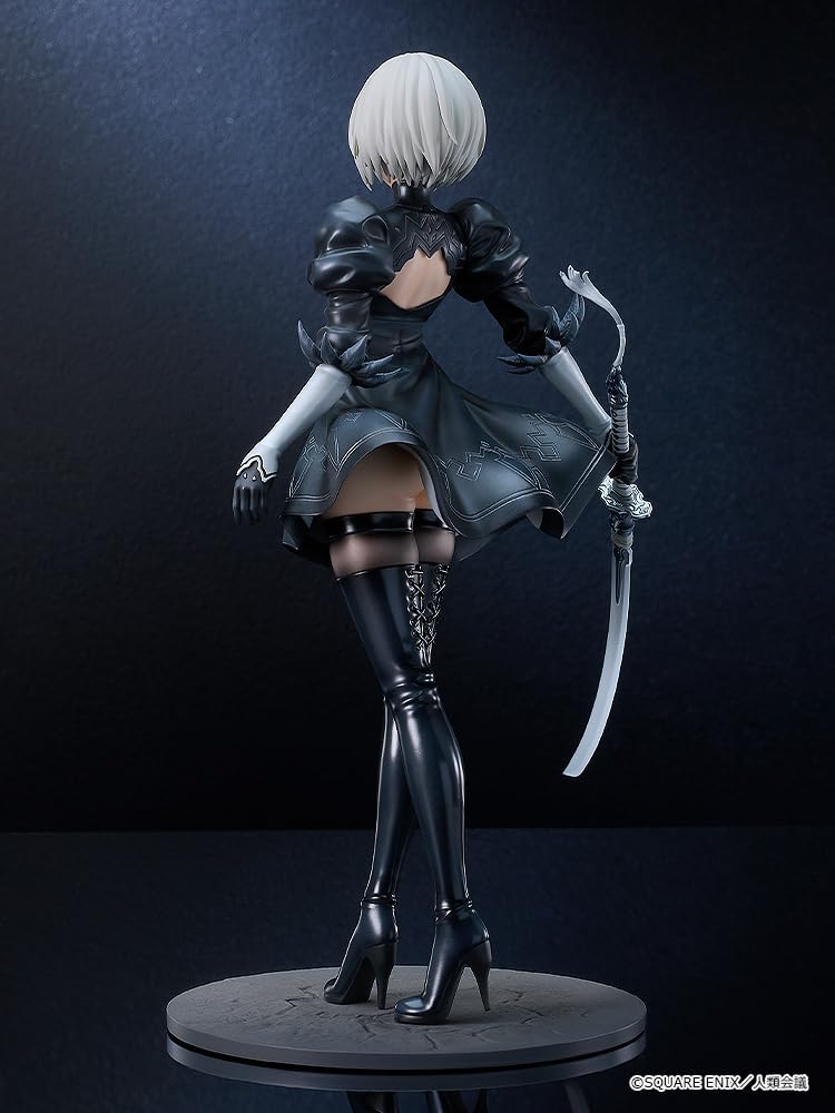 NieR Automata 2B 2 Type scale plastic painted finished figure Ver1.1a [YoRHa No. B] 1/7
