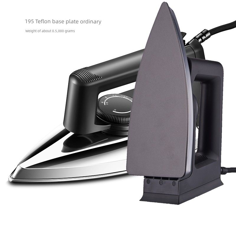

Old-Fashioned Electric Iron Industrial For Home Lightweight Non-Steam Dry Electric Iron Handmade Bean Puzzle Hot Drilling Heat Transfer Patch Veneer 195 Black Teflon Base Plate Ordinary Model