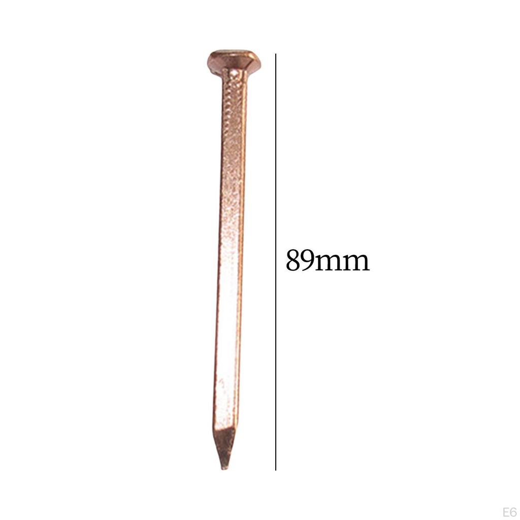 10 Pack Copper Nails for Home Projects And Landscaping Slate Spikes