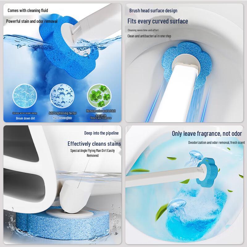 Eight Sea Bird Disposable Toilet Brush