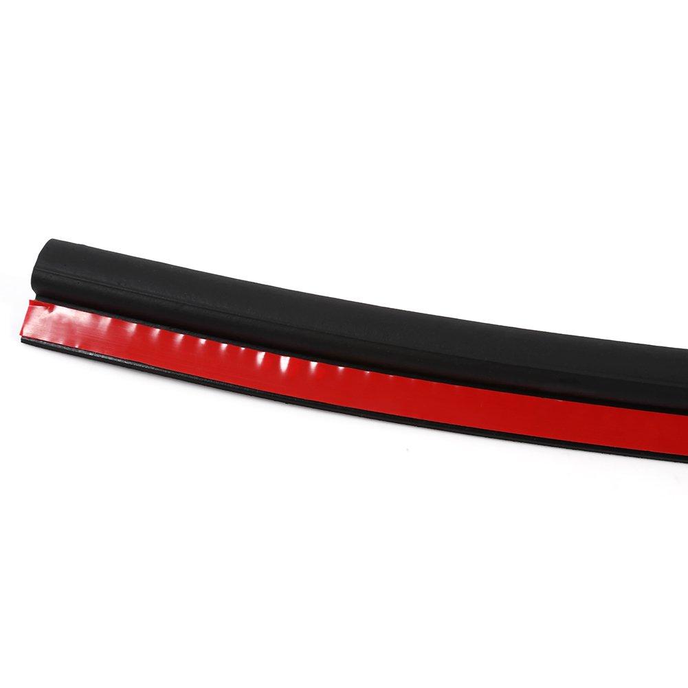 Z Shape Weatherstrip Car Door Seal Trim Door Edge Guard 4m Lip Rubber Self Adhesive Waterproof Dustproof Soundproof Windproof