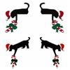 Funny Door Toppers Decor Cat/Dog Shaped Christmas Decoration  Holiday Ambiance