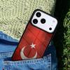 Turkei Turkey Ataturk Flag Soft Phone Case For iPhone 17 AIR 16 Pro Max 15 14 Pro 11 12 13 Shockproof Silicone Cover