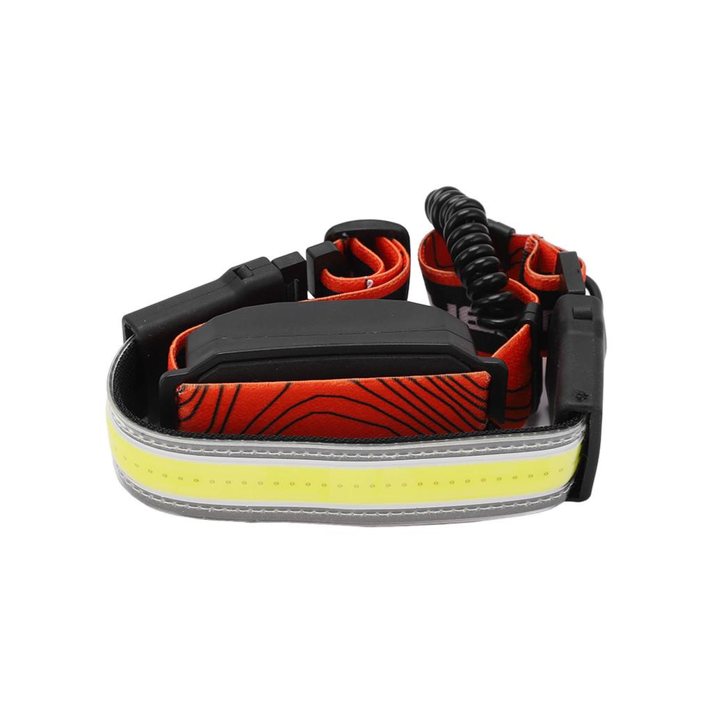 USB Rechargeable LED Headlamp Waterproof Outdoor Red Light Warning Head Light for Camping