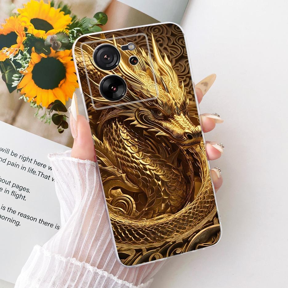 For Xiaomi Mi 13T Pro 5G Case Luxury Butterfly Tree Painted Cover Soft Silicone Phone Case For Xiaomi 13T Pro Mi13T Pro 5G Shell