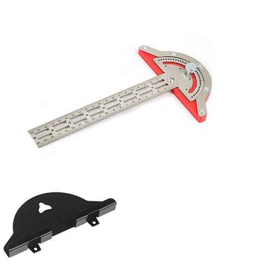 Medición de dimensiones y distancia – Reglas y triángulos de metal