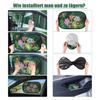 Car Sun Shade UV Protection Electrostatic Adsorption Car Window Sunshade For Kids Universal Auto Curtain Outdoor Sunscreen