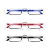 Presbyopic Glasses Men Anti Blue Light Half Frame Reading Glasses Classic Business Prescription Spectacles Diopter +100 To +400
